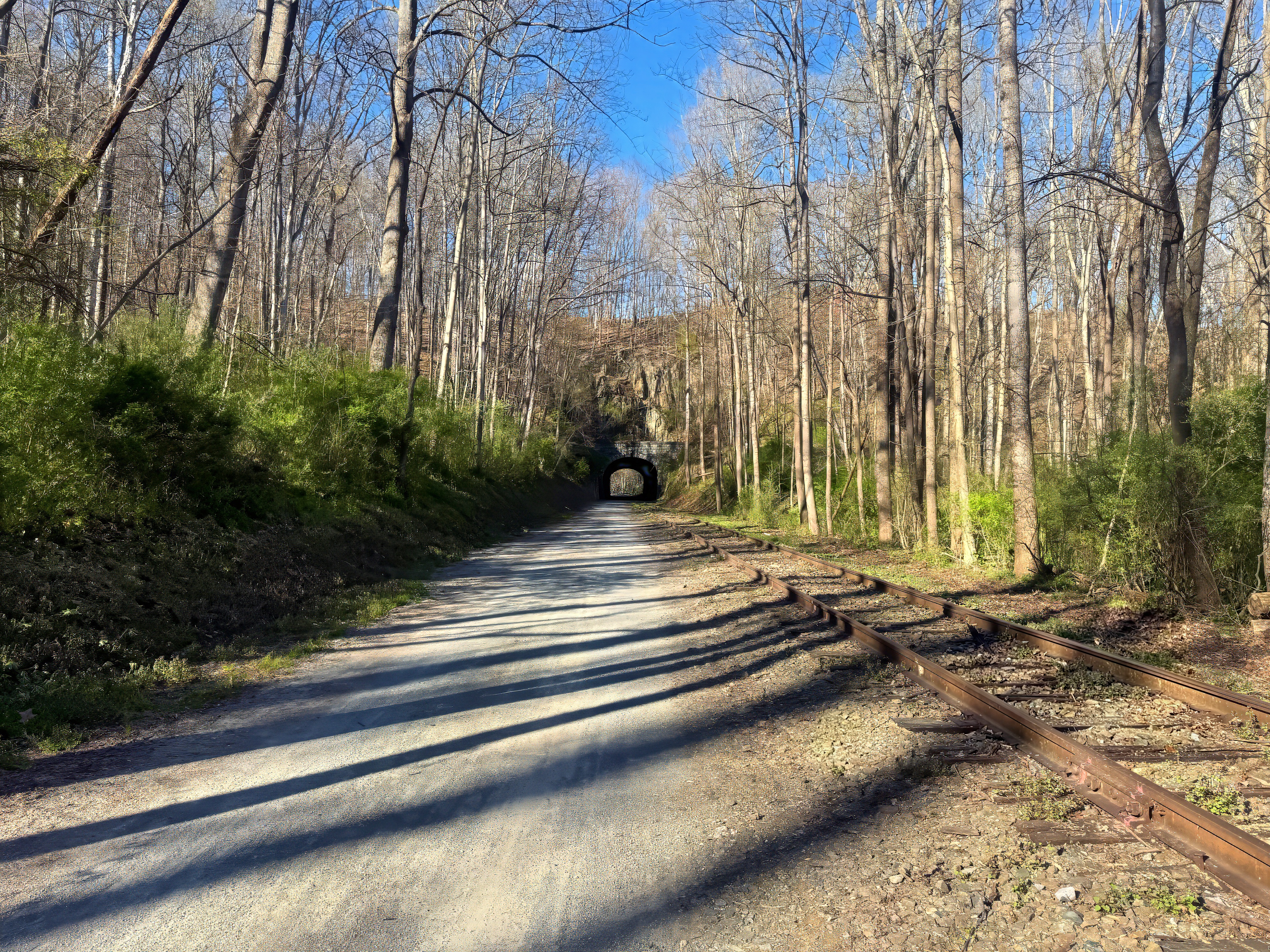 Trail approach to Howard Tunnel